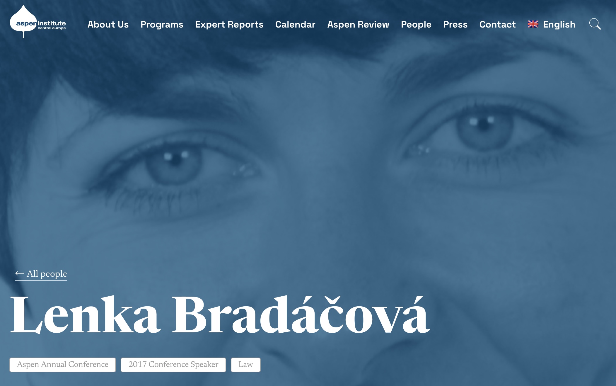 Lenka bradacova aspen onstitut profile