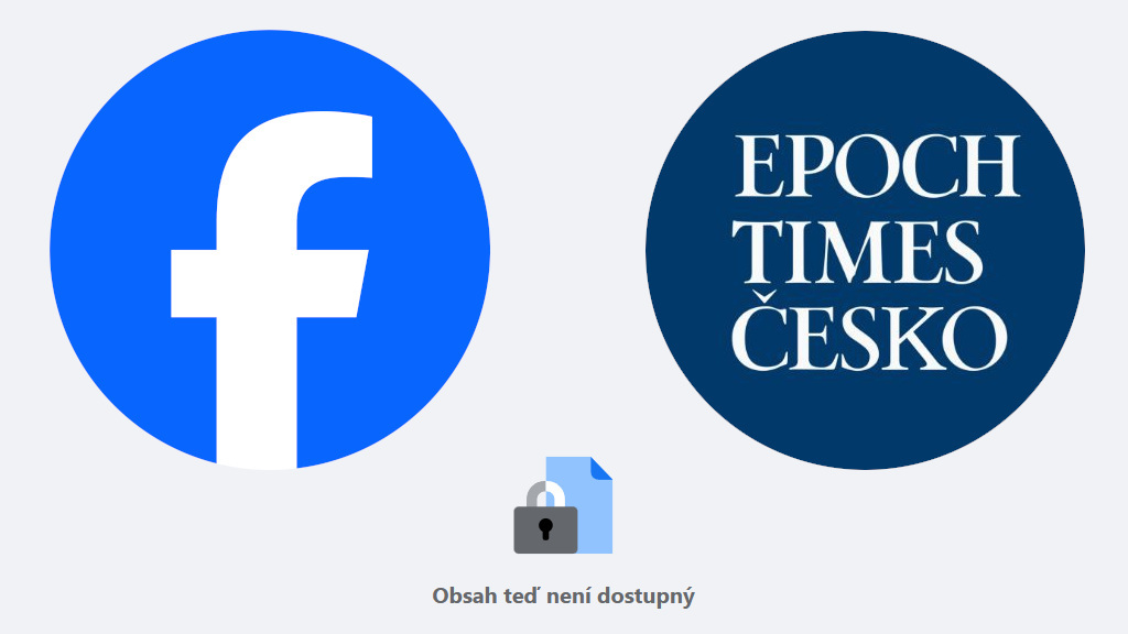 Cenzura na Facebooku pokračuje - zrušili účet médiu EpochTimes ČR | 2025-12